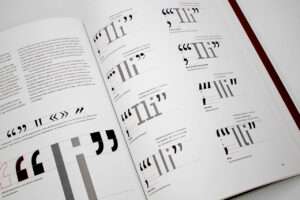 Detailaufnahme »Anatomie der Buchstaben«