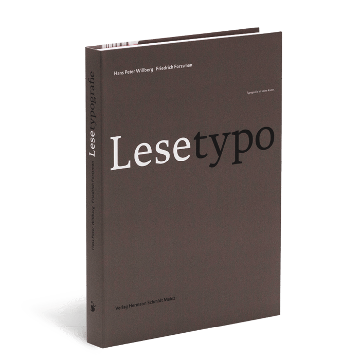 Produktabbildung zu »Lesetypografie« Friedrich Forssman und Hans Peter Willberg