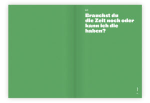 Beispielseite aus dem Buch »worklove«.