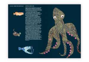 Doppelseite aus »Kunst kleben«