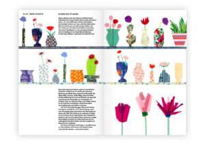 Doppelseite aus »Kunst kleben«