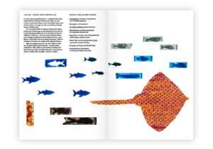 Doppelseite aus »Kunst kleben«