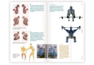 Doppelseite aus dem Buch »Menschen zeichnen«