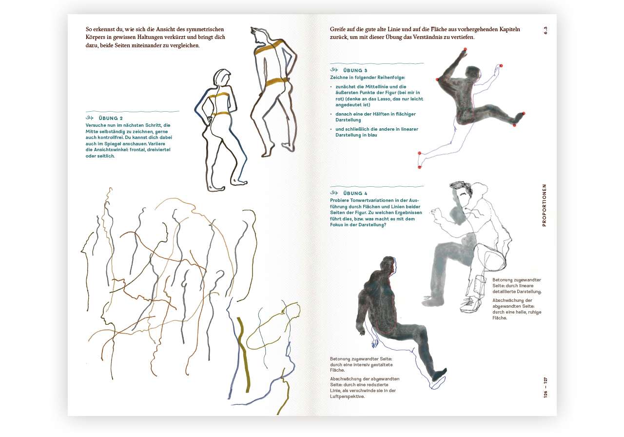 9783874399760_Menschen Zeichnen 71 Doppelseite aus dem Buch »Menschen zeichnen«