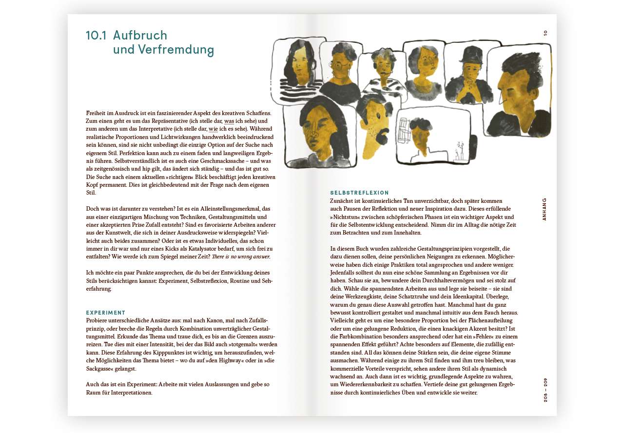 9783874399760_Menschen Zeichnen111 Doppelseite aus dem Buch »Menschen zeichnen«