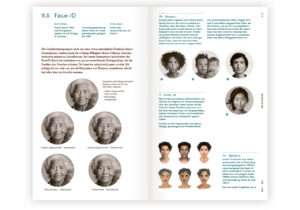 Doppelseite aus dem Buch »Menschen zeichnen«