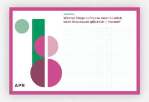 Muster Kalenderblatt aus »365 neue Seiten von dir«